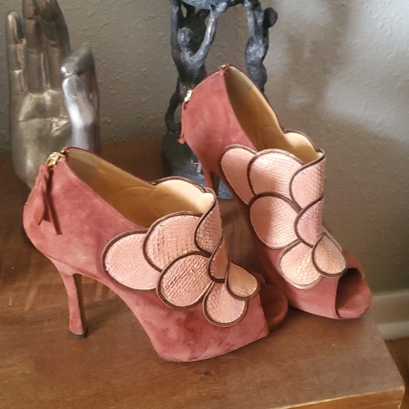 Peep Toe Booties - Picture 2 of 3